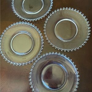 Vintage Imperial Candlewick
Hobnail Glass Plates 8” set of 4